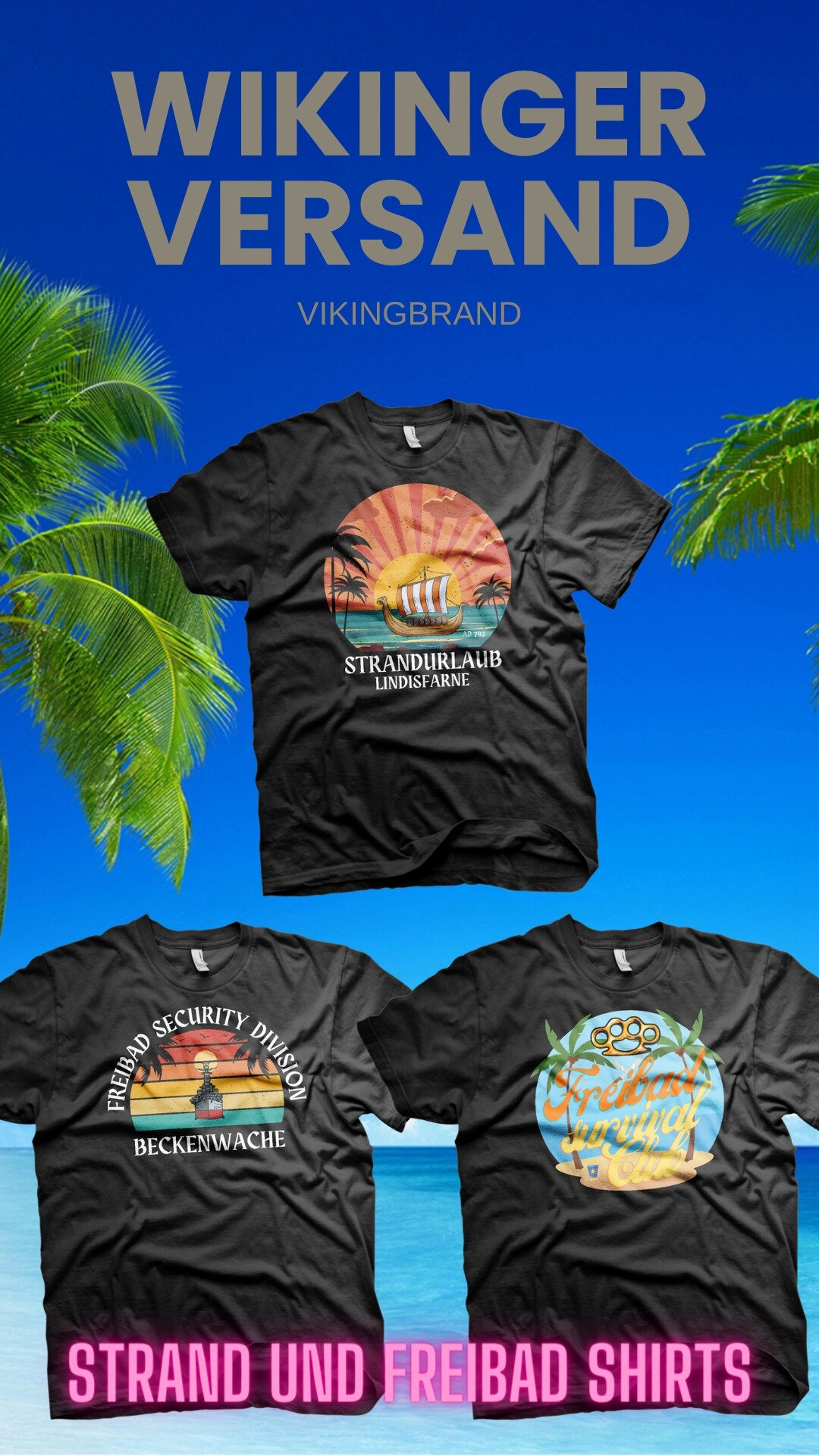 Freibad und Strand Shirts