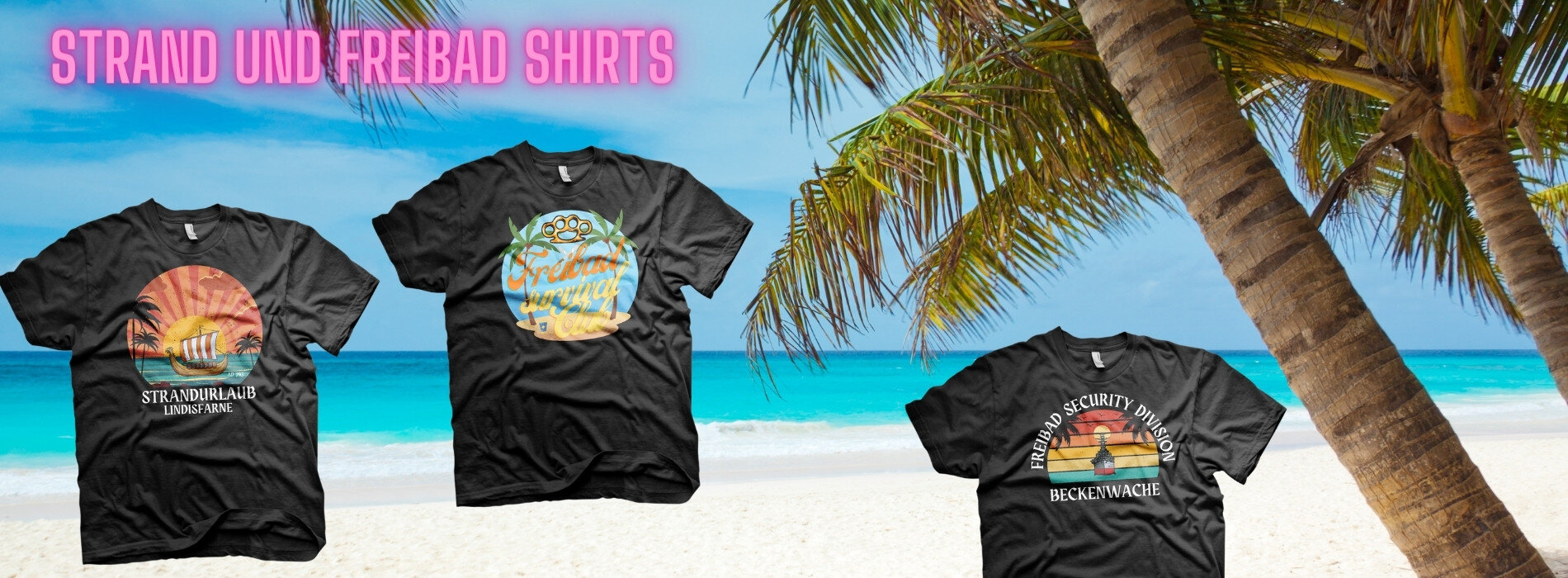 Strand und Freibad Shirts