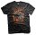 Mit Feuer und Schwert - Tshirt heiden Odin Hugin Munin Thor Vikings Wikinger 2XL