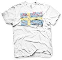 Baptised in Fire &amp;  Ice - Tshirt Vikings Sweden Thor...