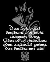 Aufrecht gehen - Tshirt- Odin Thor Walhalla Hugin Munin Grungir Amon Tyr Wotan 3XL