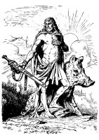 Freyr und Gullinburst - Tshirt Odin Thor Walhalla Hugin Munin Wotan Asgard