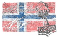 Blodsband Norge - Tshirt Norwegen Wikinger Vikings Wotan Odin Thor 4XL