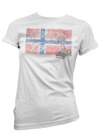 Blodsband Norge - Ladyshirt Norwegen Wikinger Vikings...