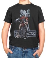 Thor Mjölnir Runenstein - Kindershirt Donar Vikings...