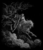 Death on the Pale Horse- Tshirt Emperor Black Metal Wizards