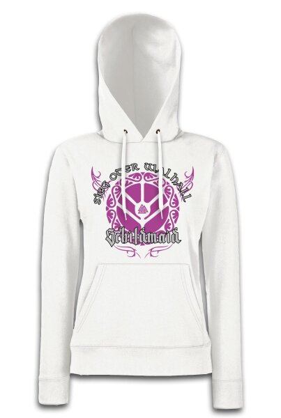 Schildmaid Sieg oder Walhall - Lady Hooded Sweatshirt Odin Wotan Freya Viking