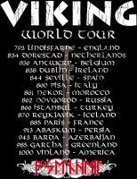 Viking World Tour HerrenTshirt 5XL