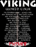 Viking World Tour HerrenTshirt 6XL