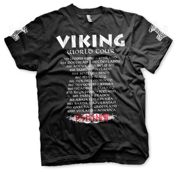 Viking World Tour HerrenTshirt 7XL