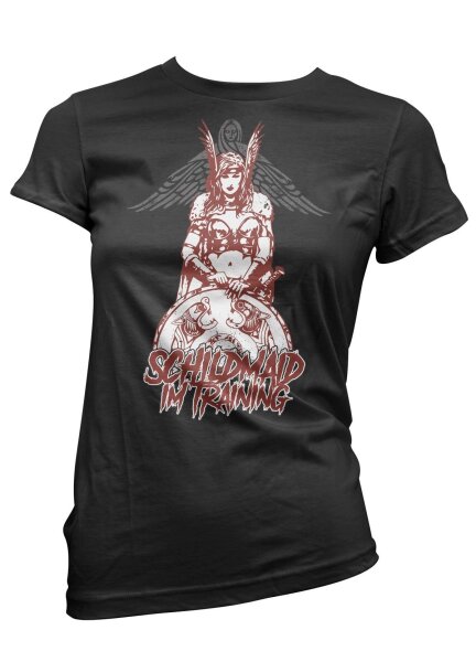 Schildmaid im Training -  Ladyshirt Walküre Valhalla Ragnar Viking Wikinger