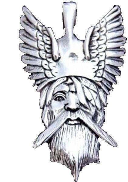 Silberanhänger Odin