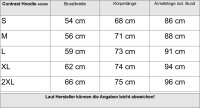 Asgards Krieger  Runenzirkel The World of Gods and Men - Kontrastkapuzenpulli