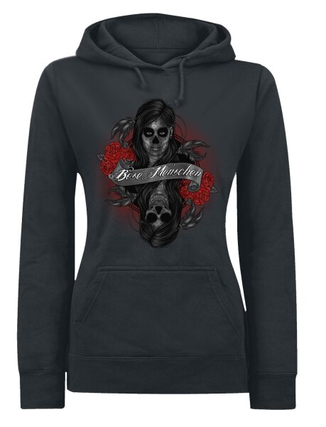 Böse Menschen Mujer Bonita Muerta - Damenkapuzenpulli