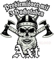 Problemlöser mit 3 Buchstaben Herren Kontrast Hoodie Viking Odin L