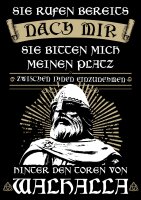 Hinter den toren von Walhalla Herren Tshirt Asgard Odin Thor 7XL