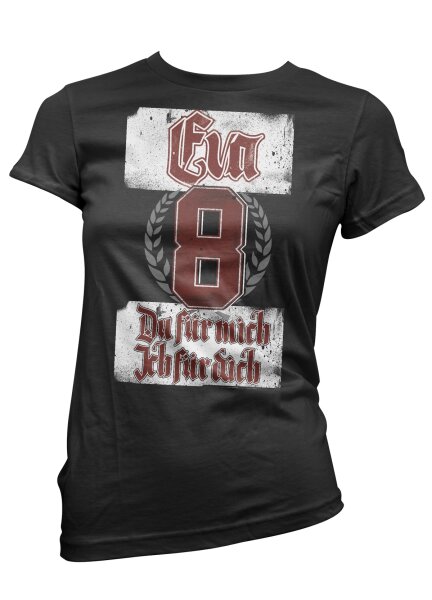 Eva Du für mich Ich für Dich Damen Tshirt Partnershirt Pärchen XL