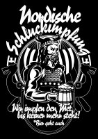 Nordische Schluckimpfung Herren Tshirt Viking Met Wirrus Virus