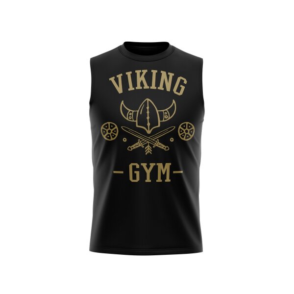 Viking Gym Schild und Schwert Männer Tank Top Muskelshirt Training Sport