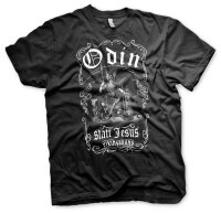 Odin statt Jesus Vikingbrand Herren Tshirt XL