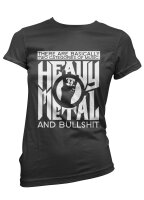 Heavy Metal and Bullshit - Ladyshirt Pommesgabel Rock