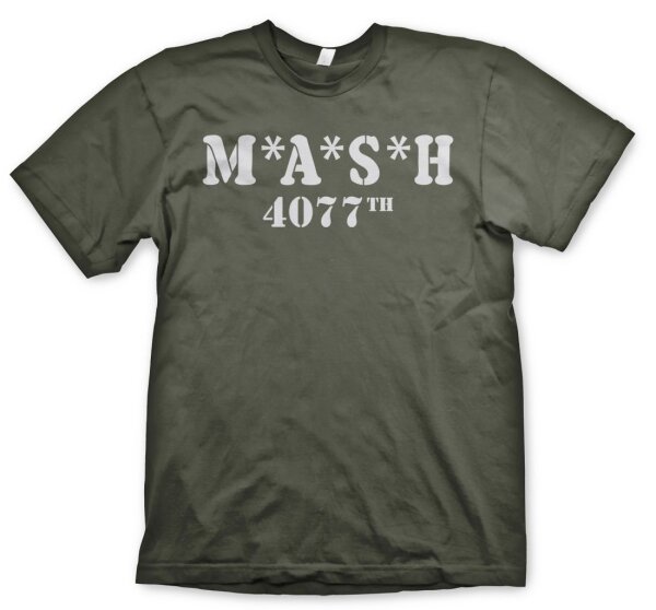 M.A.S.H 4077 Herren Tshirt Kultserien Lazarett Hawkeye US Army Korea 2XL