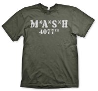 M.A.S.H 4077 Herren Tshirt Kultserien Lazarett Hawkeye US...