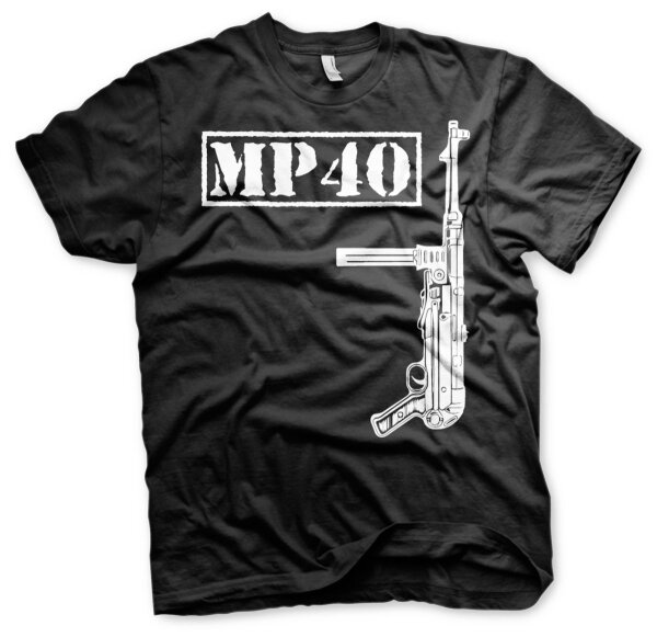 Maschinenpistole MP 40 - Tshirt Wehrmacht Soldaten Krieg Waffen