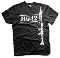 Maschinengewehr MG 42 Herren Tshirt Soldaten Militaria Wehrmacht L