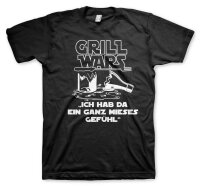 Grill Wars - Mieses Gef&uuml;hl - Tshirt Wars grillen BBQ Holzkohle Gasgrill