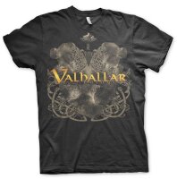 Valhallar - Tshirt Odins W&ouml;lfe Thorhammer Asgard Midgard Edda Runen Heiden