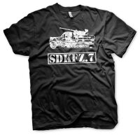 SDKFZ.7 - Tshirt Soldat Armee Wehrmacht Krieg WHII...