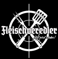 Fleischveredler Grillshirt - Tshirt Grillsport Gasgrill Holzkohle Smoker BBQ