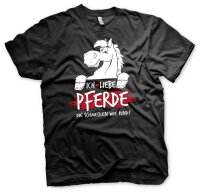 Ich liebe Pferde - Herren Tshirt Rosswurst Pferdefleisch...