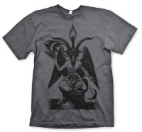 Baphomet Herren Tshirt 666 Black Metal Satan Lucifer...