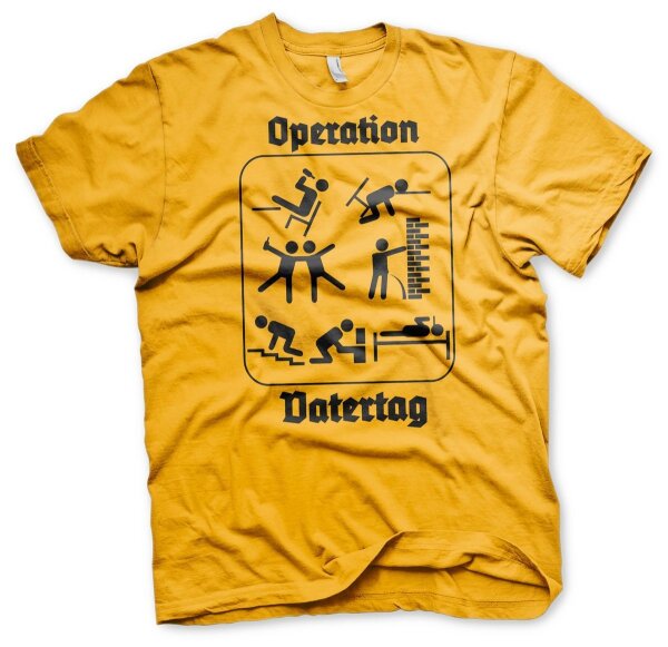 Operation Vatertag Herren Tshirt Männertag Saufen Bier Himmelfahrt