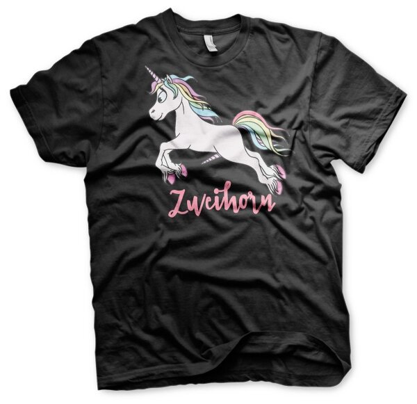 Zweihorn - Tshirt Funshirt Unicorn Einhorn