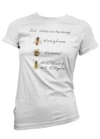 Arschloch mit Flügel - Ladyshirt Wespe Imker Bienen Spass Lustig Funshirt L