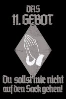 Das 11. Gebot - Du sollst mir nicht auf den Sack gehen!  Herren Tshirt funshirt