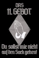 Das 11. Gebot - Du sollst mir nicht auf den Sack gehen!  - Ladyshirt funshirt