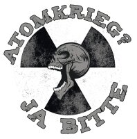 Atomkrieg? Ja Bitte - Tshirt Endzeit Krieg Rakete Bombe L