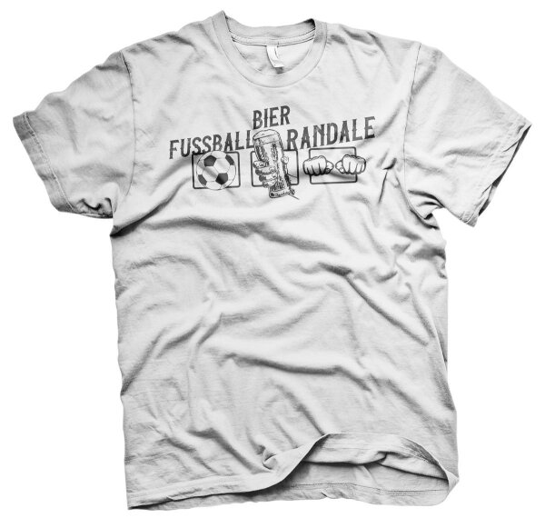 Fussball Bier Randale - Shirt WM Weltmeister