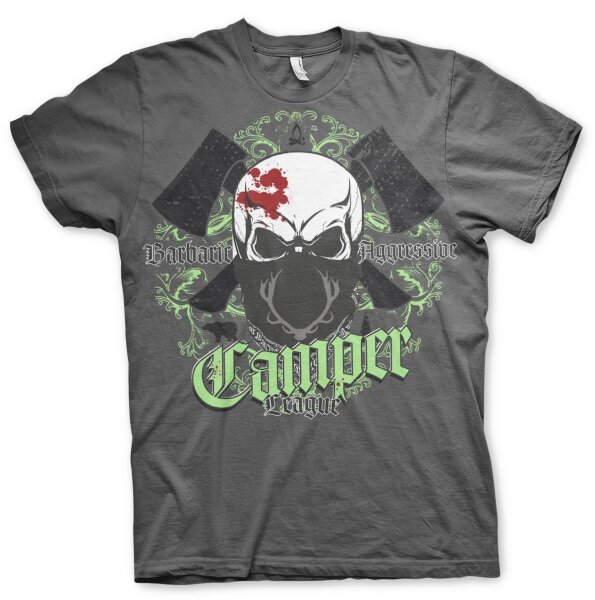 Barbaric Aggressive Camper League- Tshirt