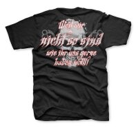 B&ouml;se Menschen Weil wir nicht so sind Tshirt 7XL