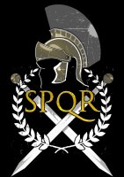 Gladius Christa SPQR Rom - Tshirt Legium Romanum Julius...