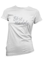 Böse Mädels- Damen Tshirt Glitterdruck...