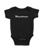 Wunschtext eigener Name - Strampler Baby Body 12-18 Monate