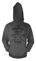 Echte Männer angeln ihr essen! Hoodie Fischer...