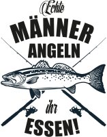 Echte Männer angeln ihr essen! Hoodie Fischer Raubfisch Boillies Angler