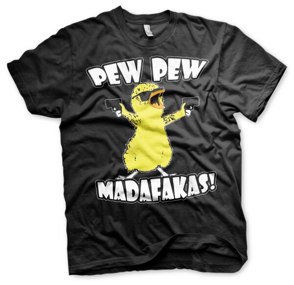 Gangsterchicken Pew Pew Madafakas Tshirt Funshirt K&uuml;ken